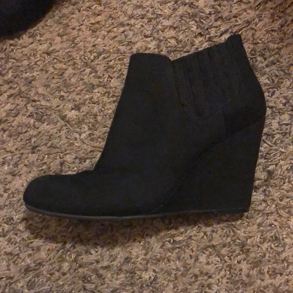 Black wedge shoes - Picture 2 of 4